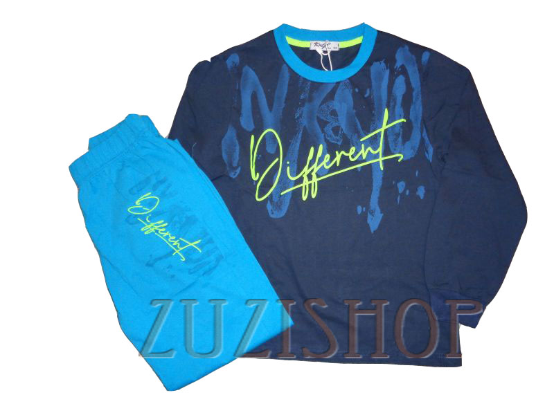 Chlapecké pyžamo Kugo MP4953, vel. 140 tm. modré