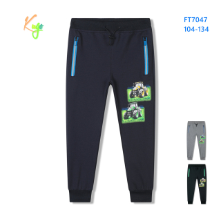 Chlapecké tepláky s traktorem Kugo FT7047 vel. 104-134