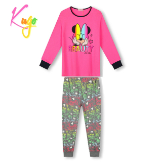 Dívčí pyžamo s Minnie Kugo MP1762 vel. 152 tm. růžová