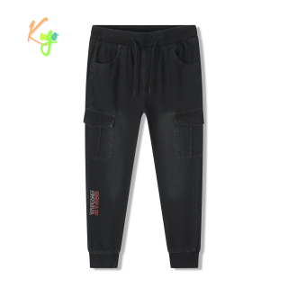 Chlapecké riflové tepláky Kugo CK0936 černé vel. 152