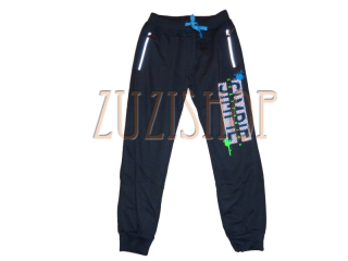 Chlapecké bavlněné tepláky Kugo TM8217 vel. 152 tm. modré