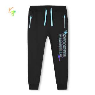 Chlapecké bavlněné tepláky Kugo TM8217 vel. 164 tm. modré
