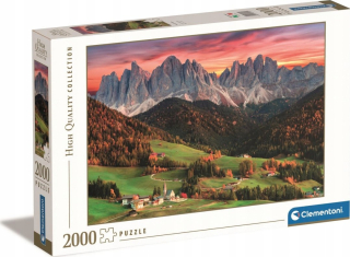 Puzzle Clementoni 2000 dílků - Val di Funes