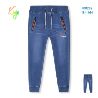 Chlapecké riflové tepláky Kugo FK0282 vel. 134-164